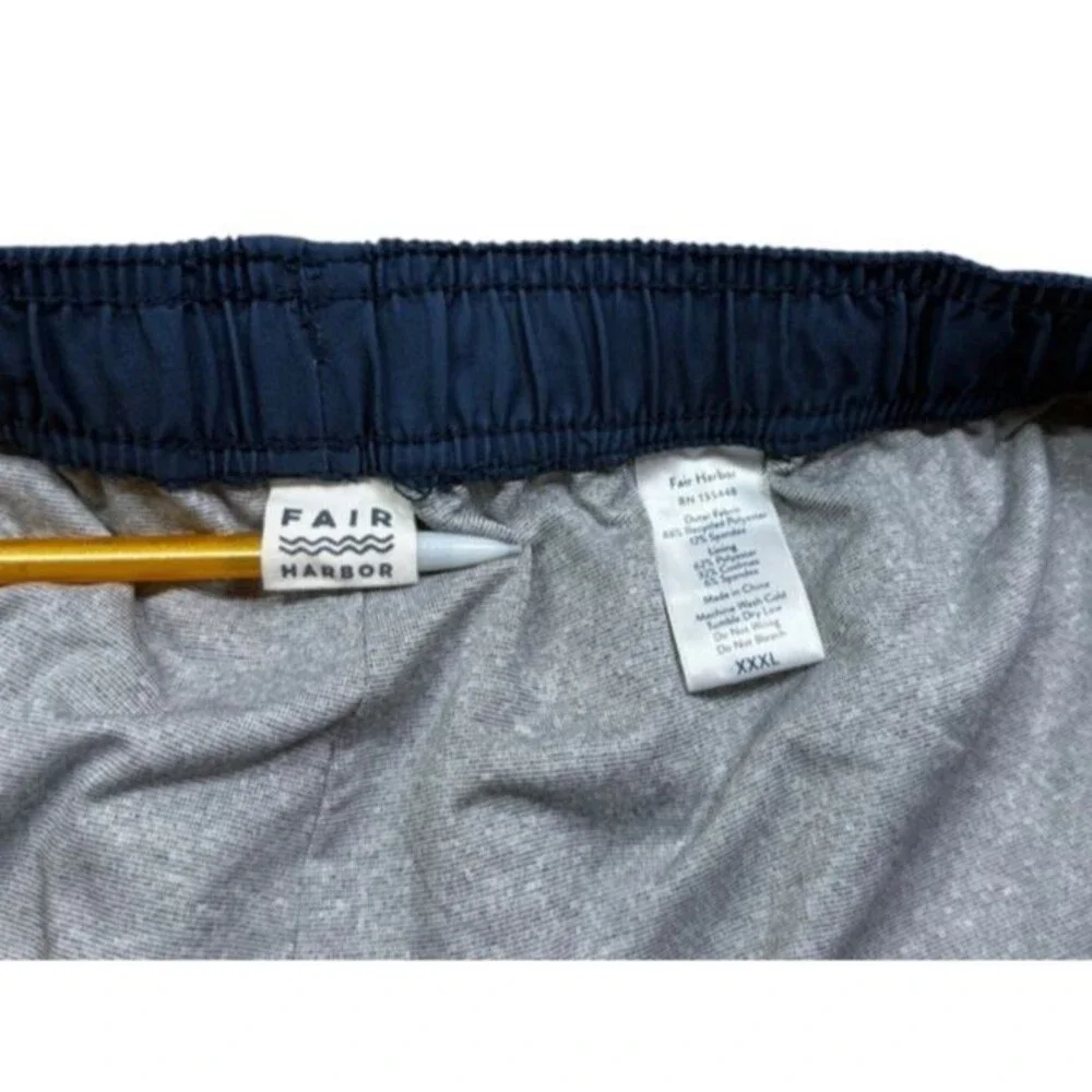 Fair Harbor Shorts Mens Size XXXL Anchor Performance Hybrid Lined Swim Trunks